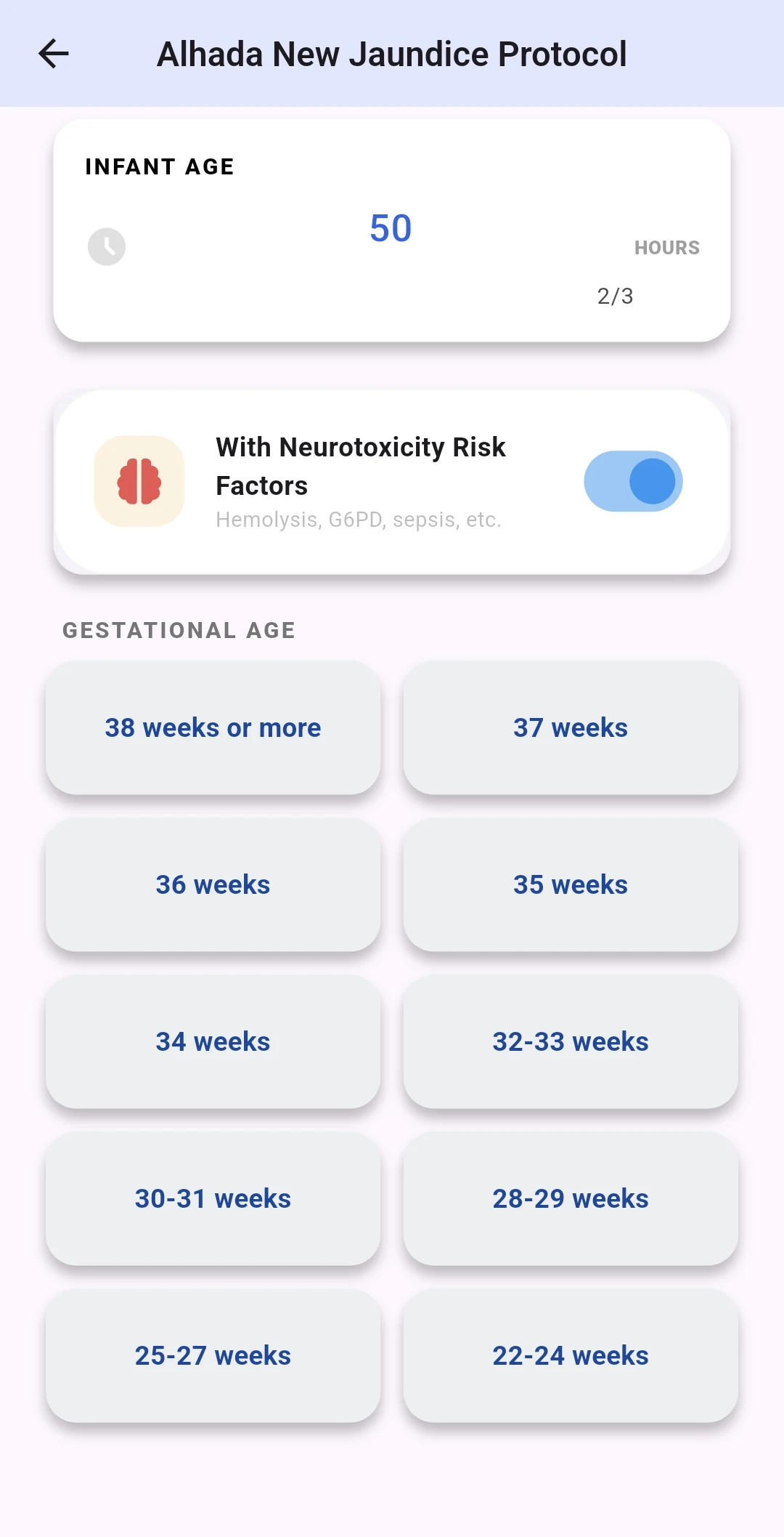 Bilirubin Charts 2026 screenshot